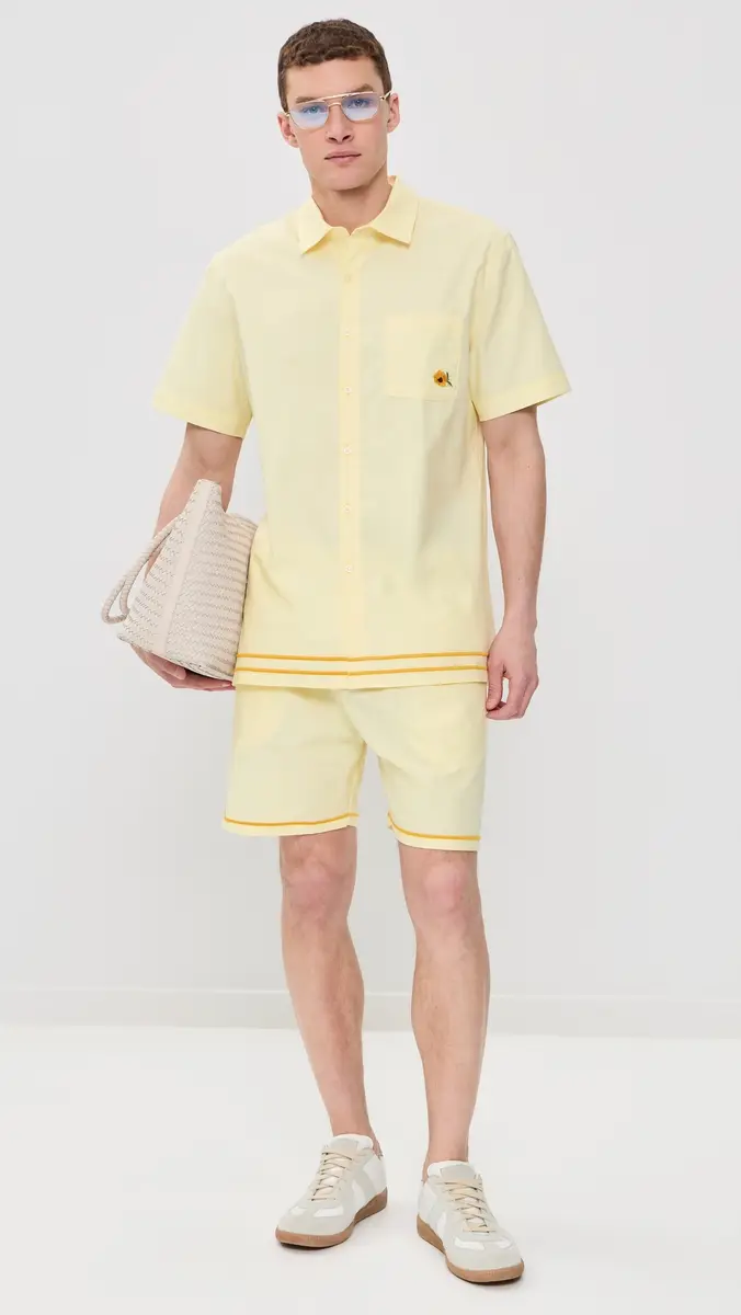 Fanm Mon Efe Embroidered Linen Camp Shirt | Thumbnail 5 Fanm Mon Efe Embroidered Linen Camp Shirt | Thumbnail 5