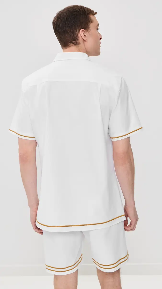 Fanm Mon Efe Embroidered Linen Camp Shirt | Thumbnail 3 Fanm Mon Efe Embroidered Linen Camp Shirt | Thumbnail 3