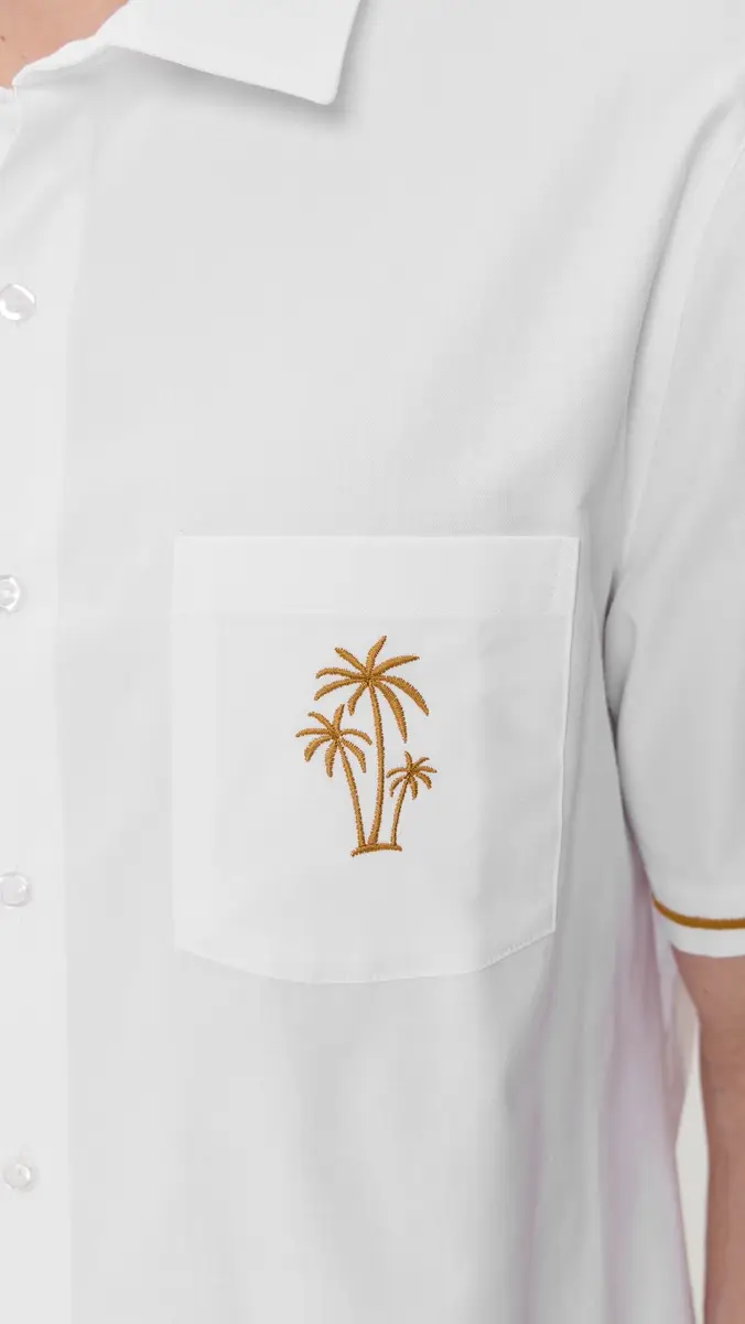 Fanm Mon Efe Embroidered Linen Camp Shirt | Thumbnail 6 Fanm Mon Efe Embroidered Linen Camp Shirt | Thumbnail 6