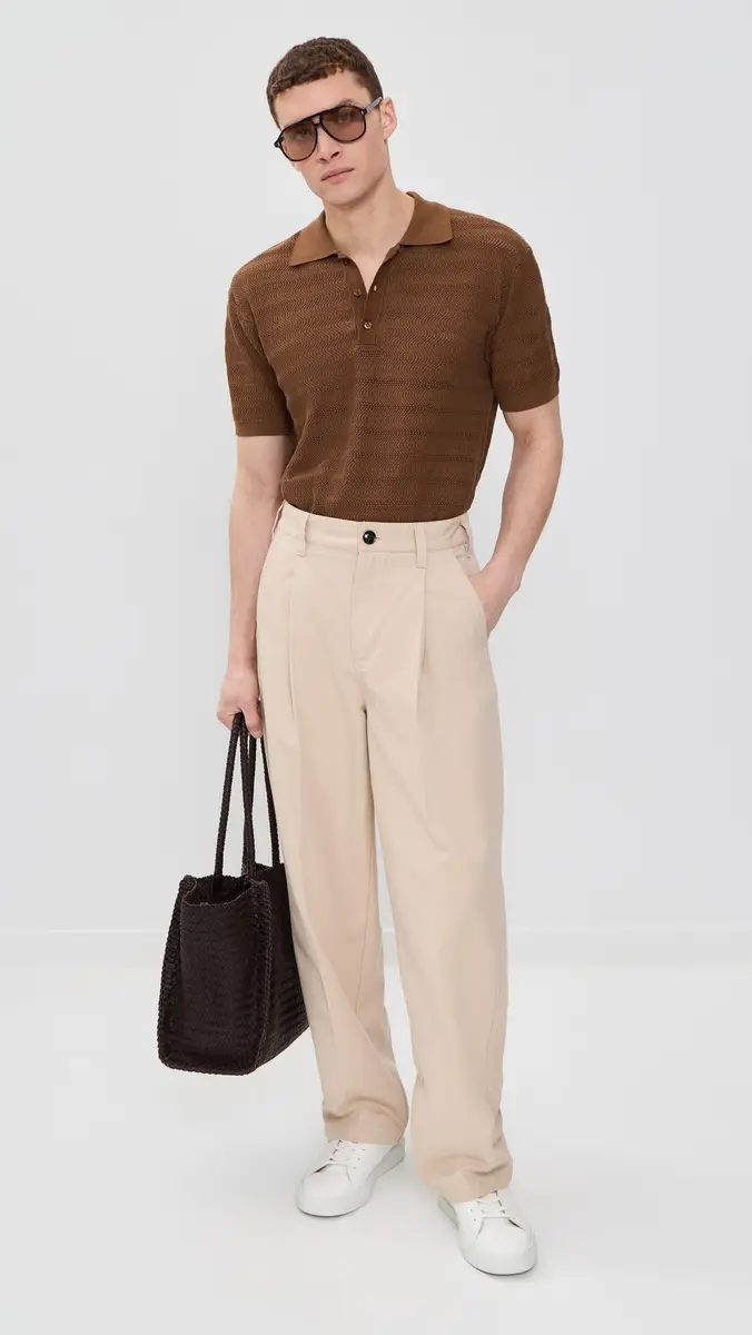 Frescobol Carioca Vidal Cotton Button Up Polo | Thumbnail 5 Frescobol Carioca Vidal Cotton Button Up Polo | Thumbnail 5