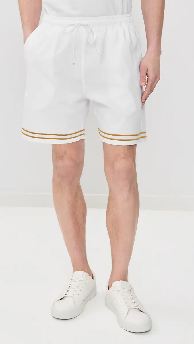 Fanm Mon Samet Embroidered Linen Shorts 6 | Thumbnail 2 Fanm Mon Samet Embroidered Linen Shorts 6 | Thumbnail 2