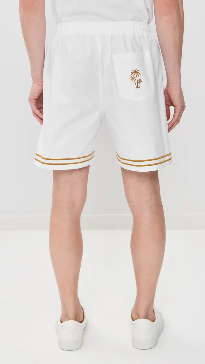 Fanm Mon Samet Embroidered Linen Shorts 6 | Thumbnail 3 Fanm Mon Samet Embroidered Linen Shorts 6 | Thumbnail 3