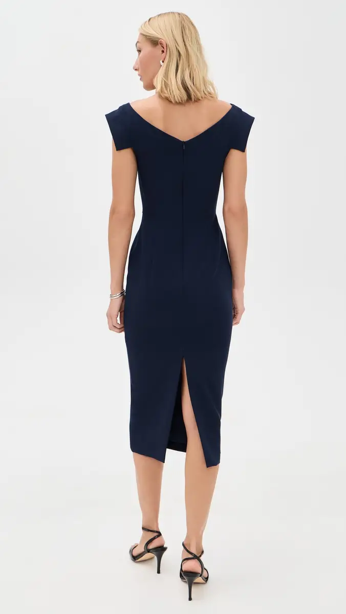 BLACK HALO Jacqueline Midi Dress | Thumbnail 3 BLACK HALO Jacqueline Midi Dress | Thumbnail 3