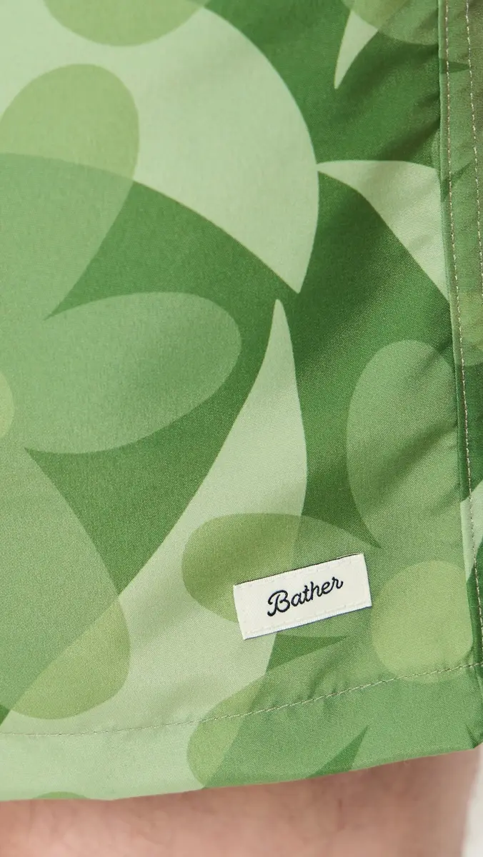 Bather Daisy Trip Classic Swim Trunks 6 Fern | Thumbnail 6