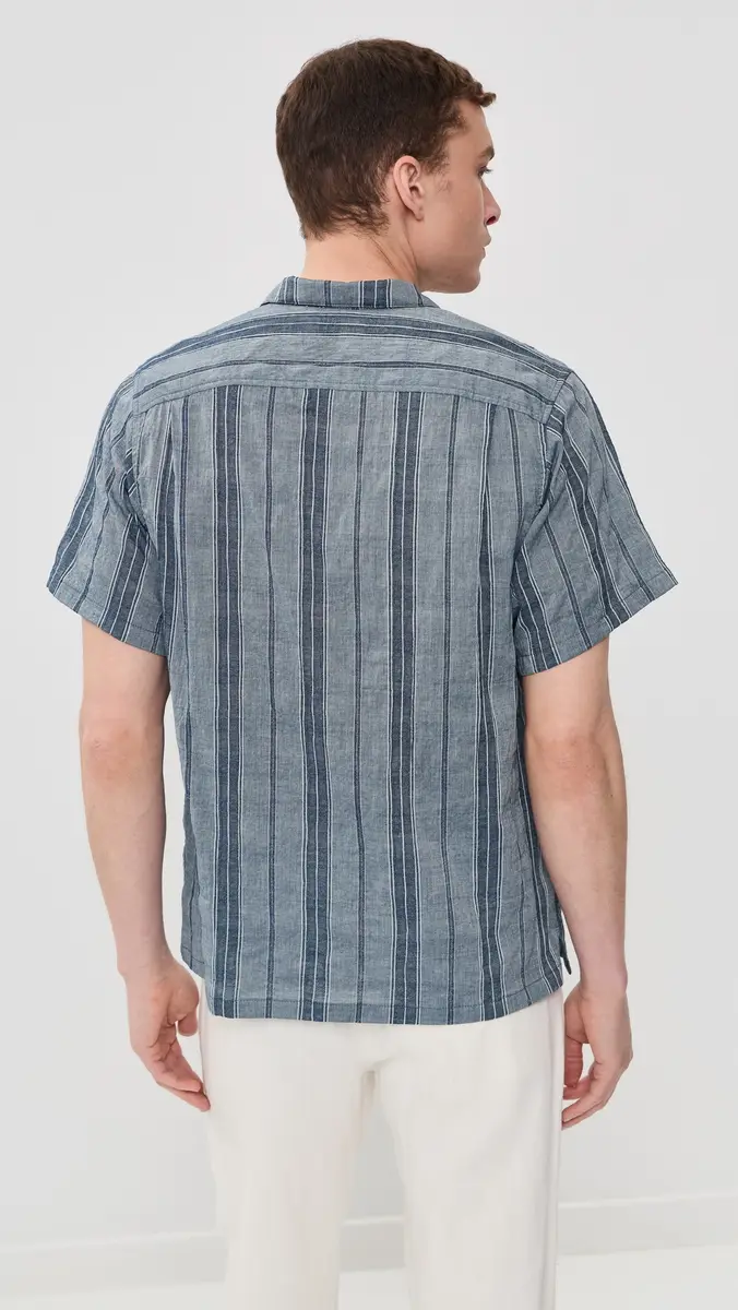 BATHER Rain Stripe Camp Shirt | Thumbnail 3 BATHER Rain Stripe Camp Shirt | Thumbnail 3