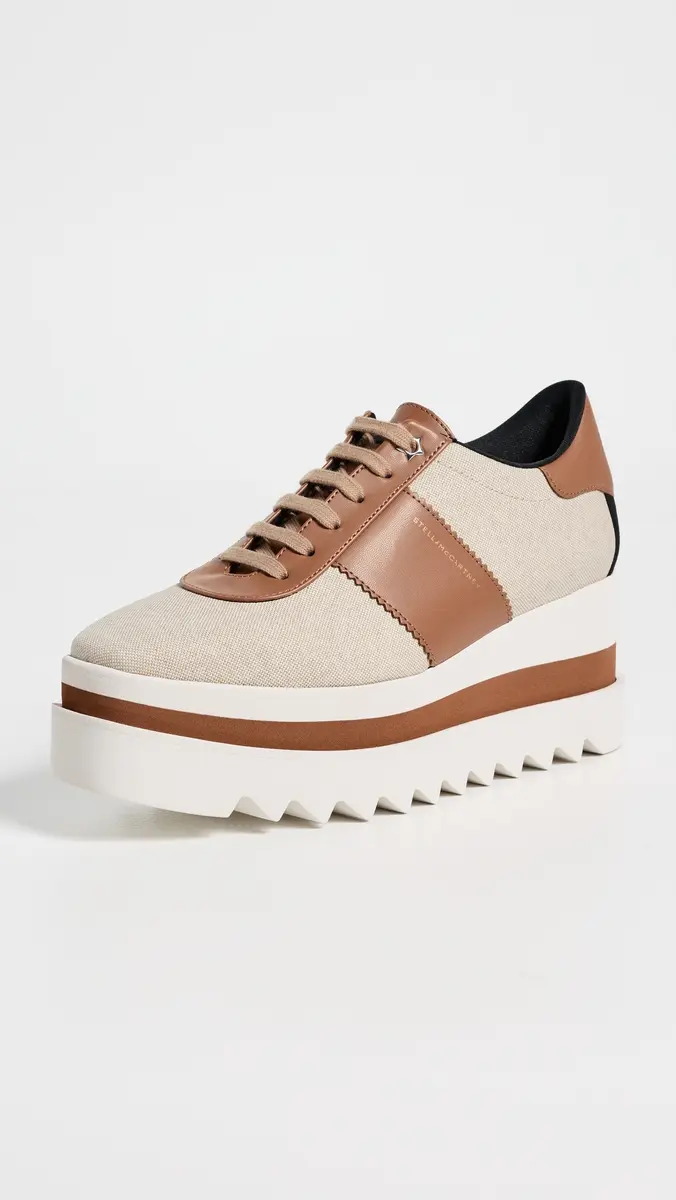 Stella McCartney Salt And Pepper Canvas Sneakelyse Ecru | Thumbnail 2 Stella McCartney Salt And Pepper Canvas Sneakelyse Ecru | Thumbnail 2