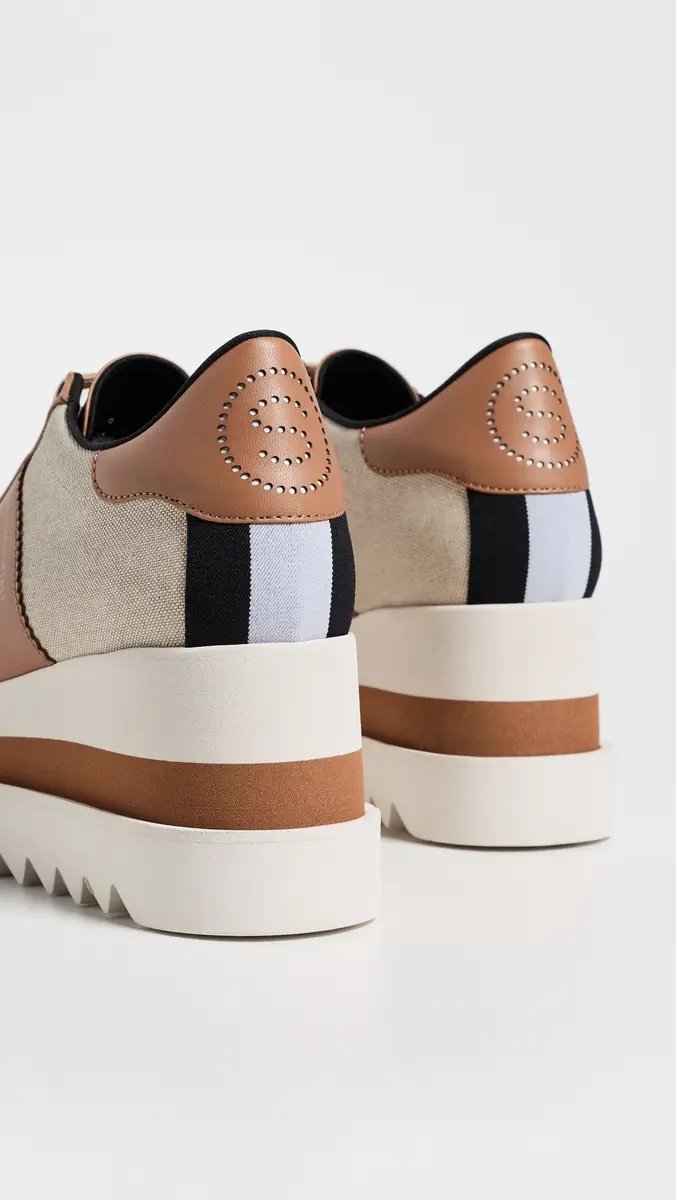 Stella McCartney Salt And Pepper Canvas Sneakelyse Ecru | Thumbnail 4 Stella McCartney Salt And Pepper Canvas Sneakelyse Ecru | Thumbnail 4