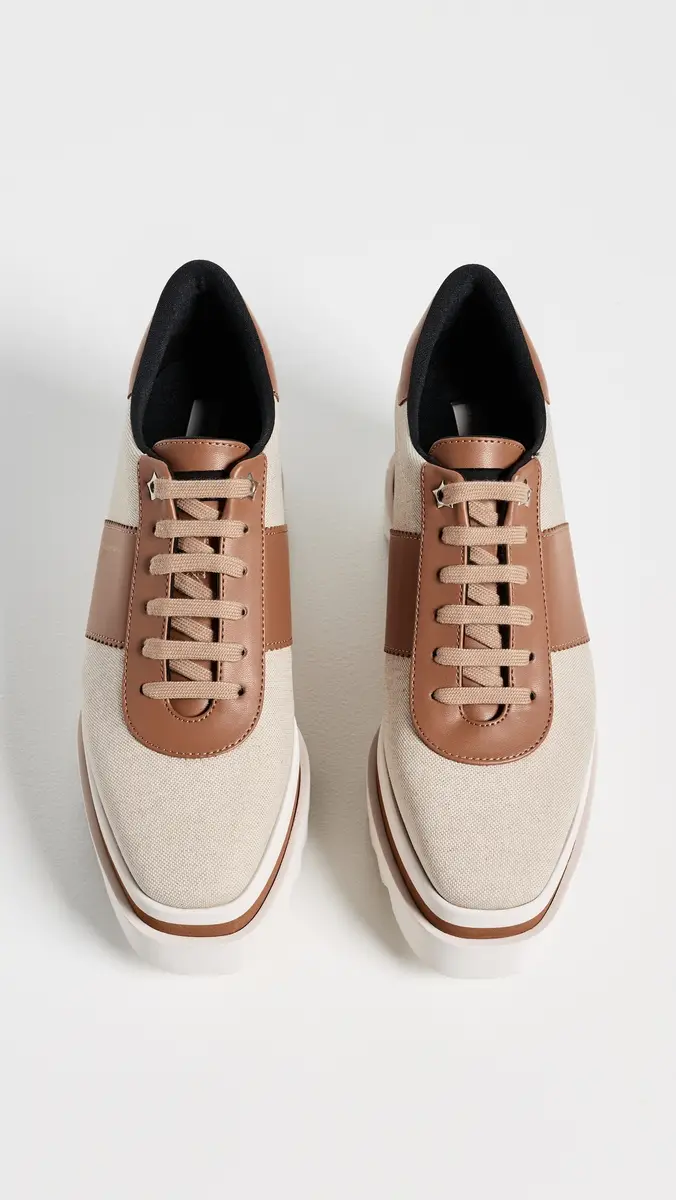 Stella McCartney Salt And Pepper Canvas Sneakelyse Ecru | Thumbnail 5 Stella McCartney Salt And Pepper Canvas Sneakelyse Ecru | Thumbnail 5