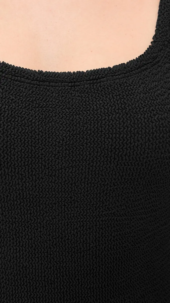 Hunza G Coverage Square Neck One Piece Black One Size | Thumbnail 6 Hunza G Coverage Square Neck One Piece Black One Size | Thumbnail 6