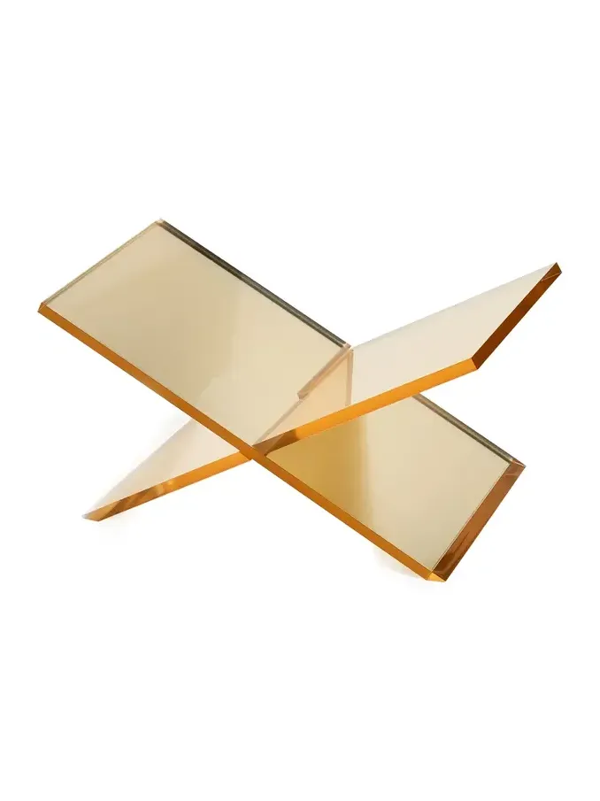 Tizo Design Lucite Book Stand Gold Gold