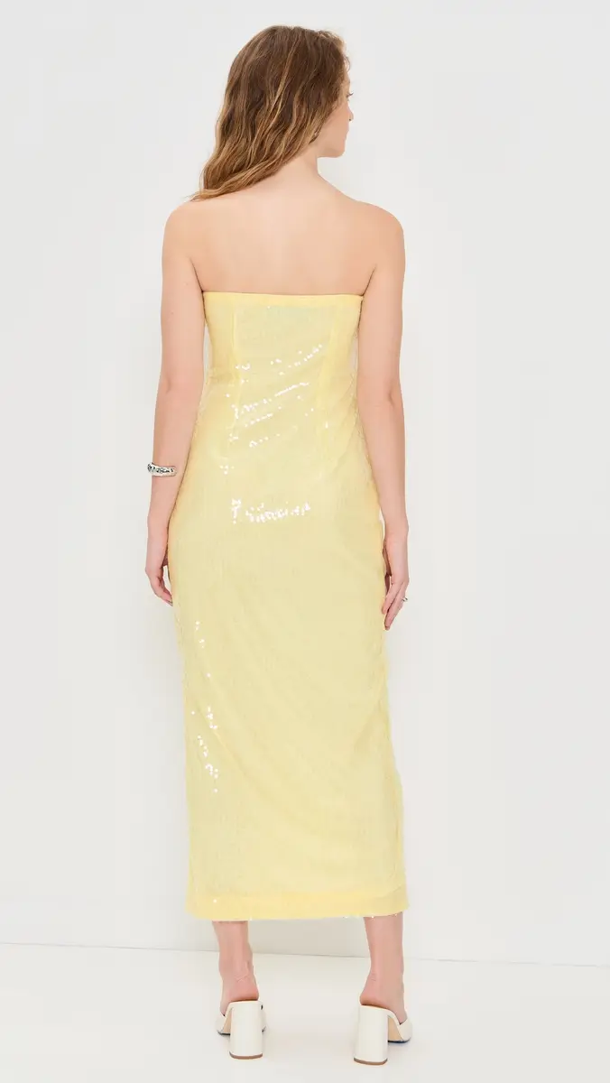 endless rose Strapless Sequins Maxi Dress | Thumbnail 3 endless rose Strapless Sequins Maxi Dress | Thumbnail 3
