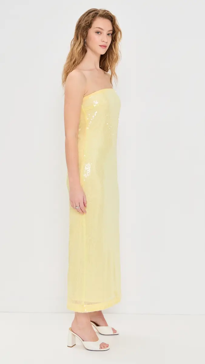 endless rose Strapless Sequins Maxi Dress | Thumbnail 4 endless rose Strapless Sequins Maxi Dress | Thumbnail 4