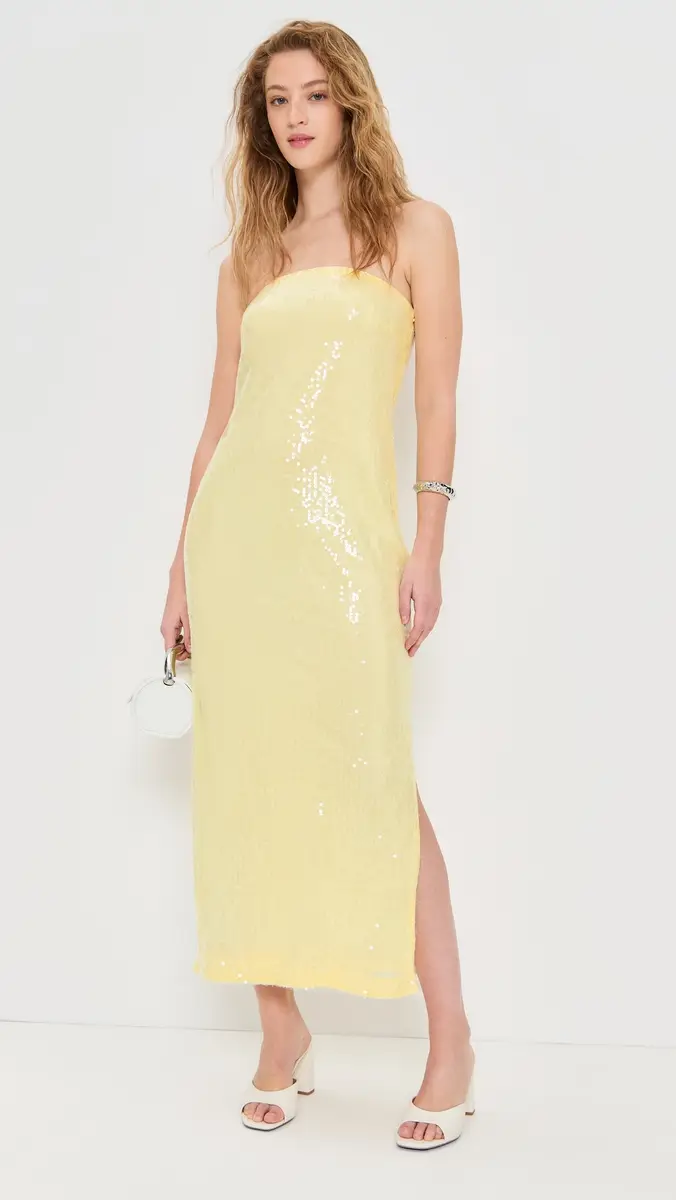 endless rose Strapless Sequins Maxi Dress | Thumbnail 5 endless rose Strapless Sequins Maxi Dress | Thumbnail 5