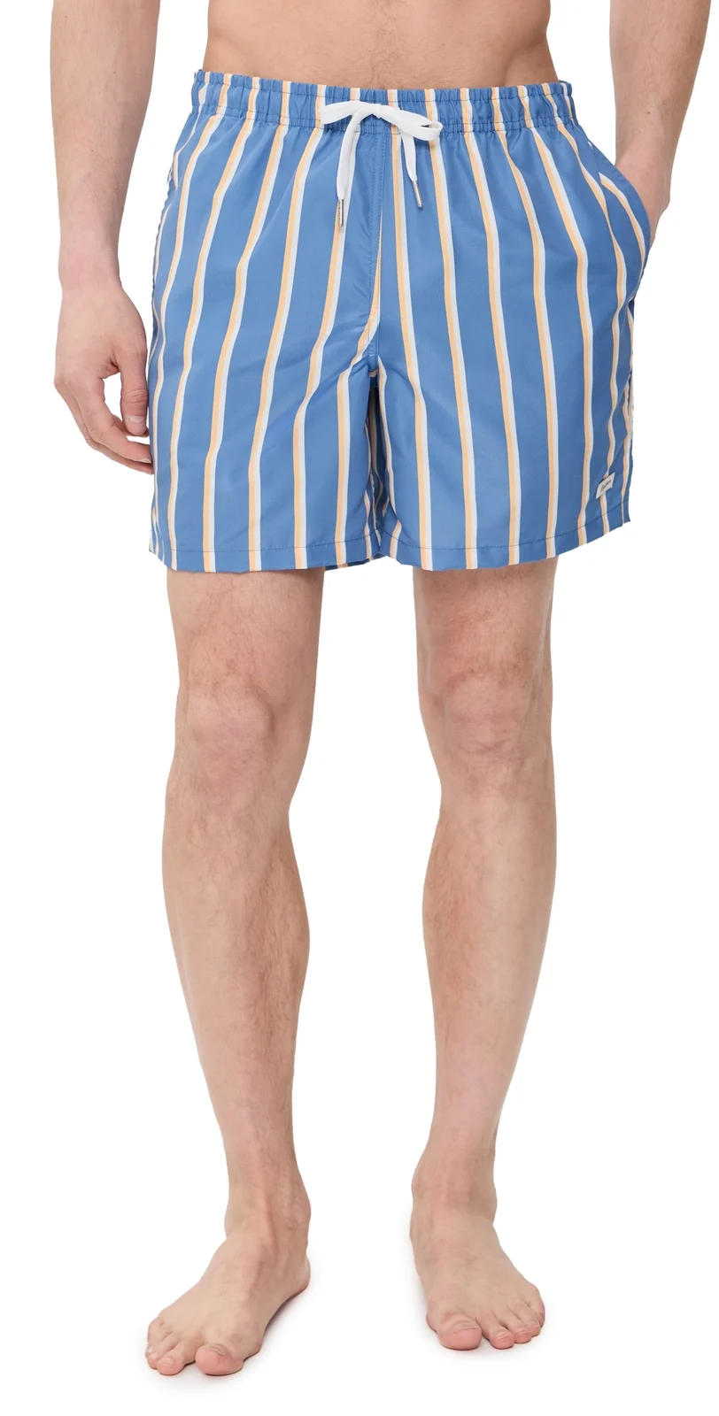 Stripe Classic Swim Trunks 6