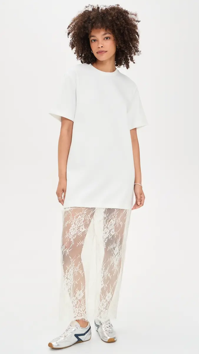 endless rose ixed Media T-Shirt Dress White | Thumbnail 2