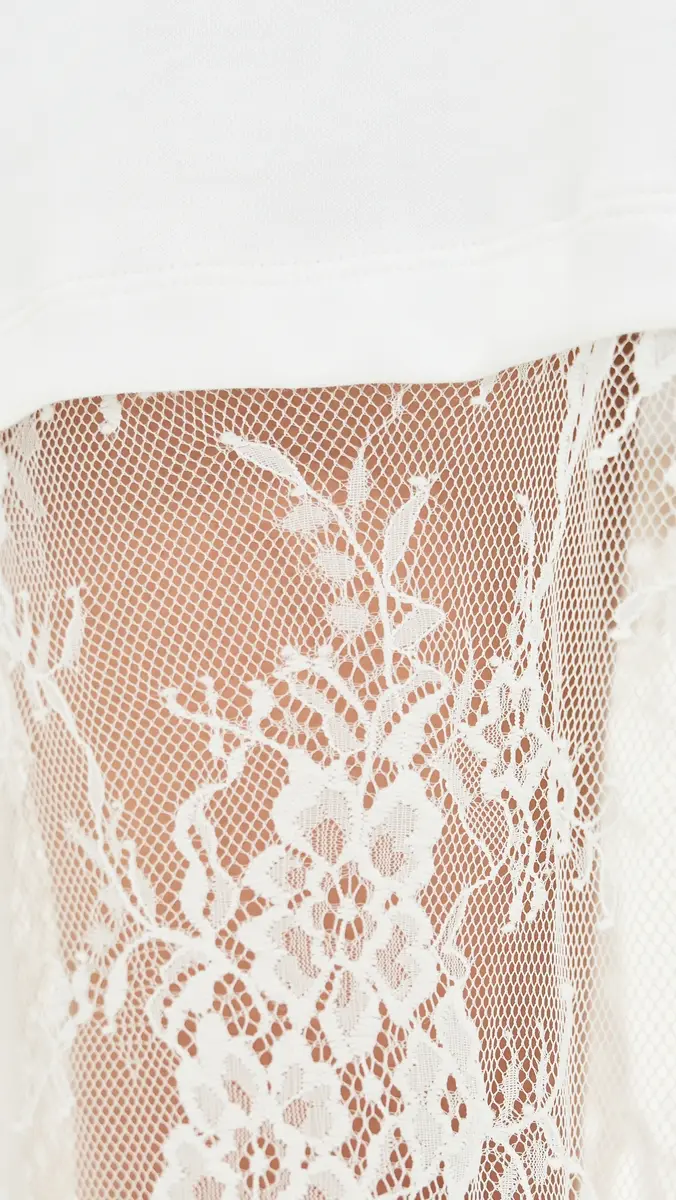 endless rose ixed Media T-Shirt Dress White | Thumbnail 6