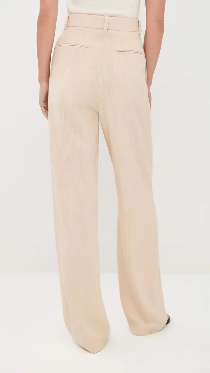 WARDROBE.NYC WARDROBE. NYC Spring Tailored Trousers Cream | Thumbnail 3