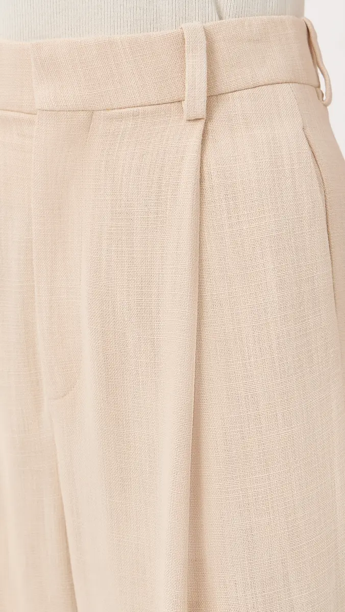 WARDROBE.NYC WARDROBE. NYC Spring Tailored Trousers Cream | Thumbnail 6