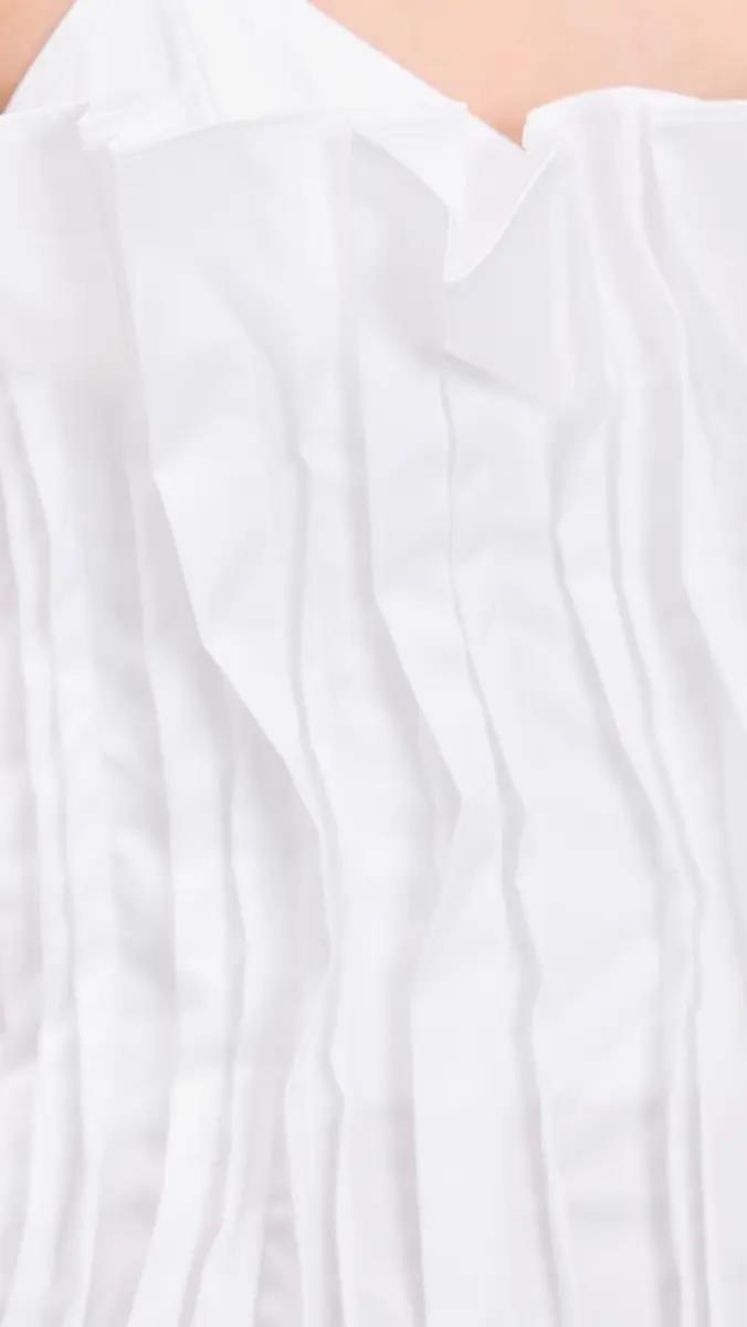 MARQUES ALMEIDA Cinched Pleated Midi Dress | Thumbnail 5