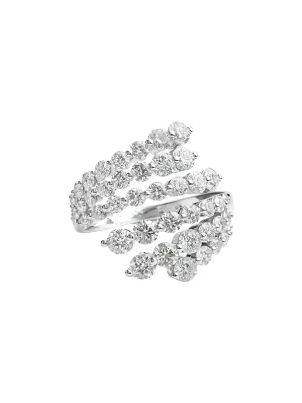 2.75ct Diamond 14K Gold Bypass Ring