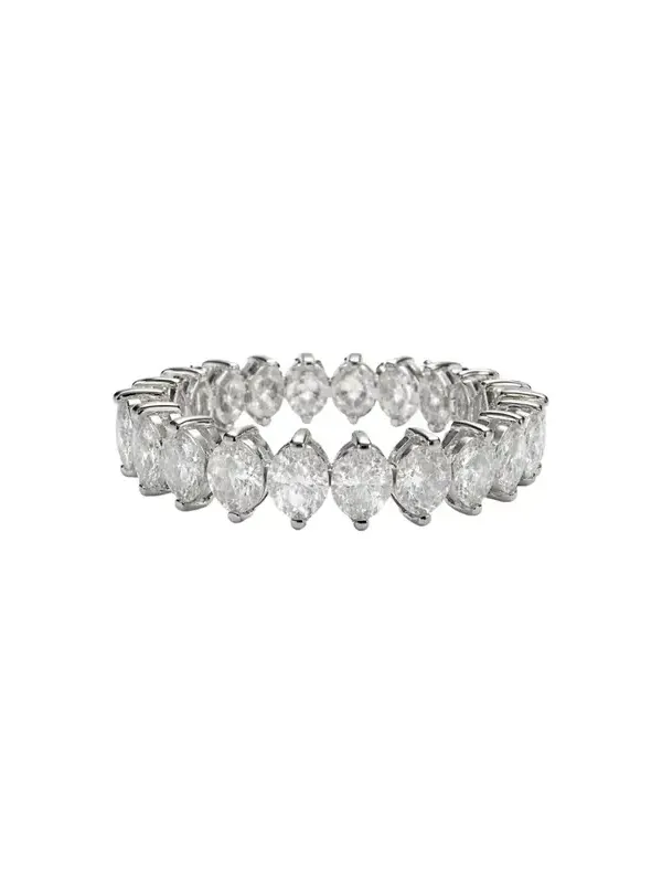 2.89ct Diamond 18K Gold Flexible Eternity Band Ring 2.89ct Diamond 18K Gold Flexible Eternity Band Ring