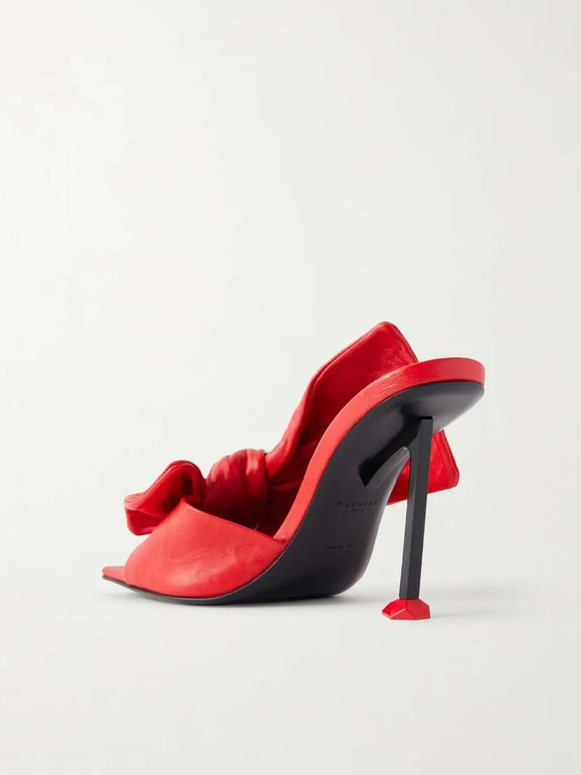 Givenchy Boudoir Bow-embellished Leather Mules | Thumbnail 3 Givenchy Boudoir Bow-embellished Leather Mules | Thumbnail 3