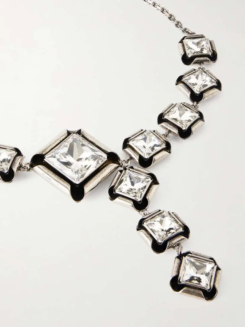 Givenchy tone Crystal Necklace | Thumbnail 4