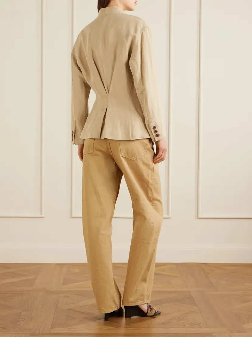 Isabel Marant Soraya Linen And Silk-blend Blazer | Thumbnail 4