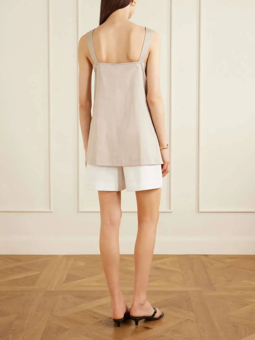 Max Mara Vortice Cotton-blend Top | Thumbnail 4 Max Mara Vortice Cotton-blend Top | Thumbnail 4
