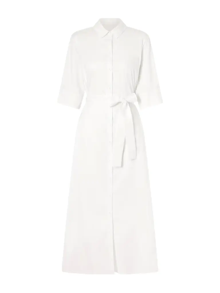 Max Mara Beachwear Cotton-blend Poplin Midi Dress | Image 1 Max Mara Beachwear Cotton-blend Poplin Midi Dress | Image 1