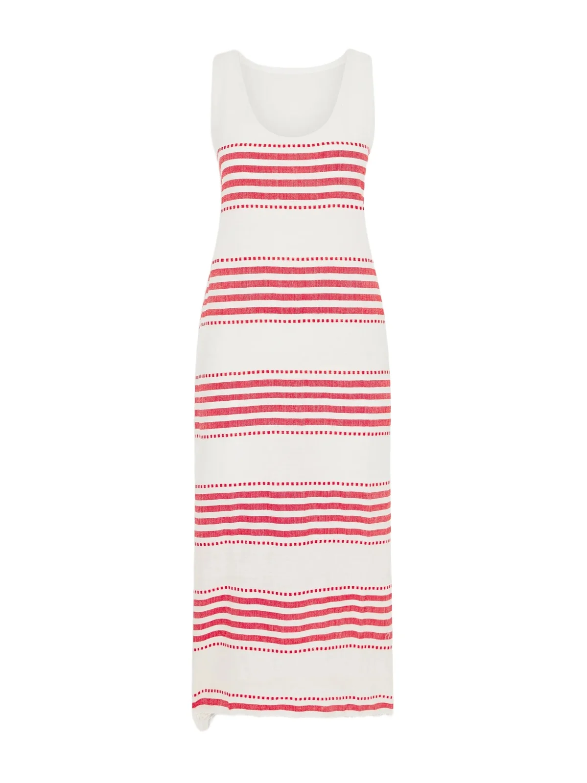 Lemlem Lilian Striped Cotton-blend Gauze Midi Dress