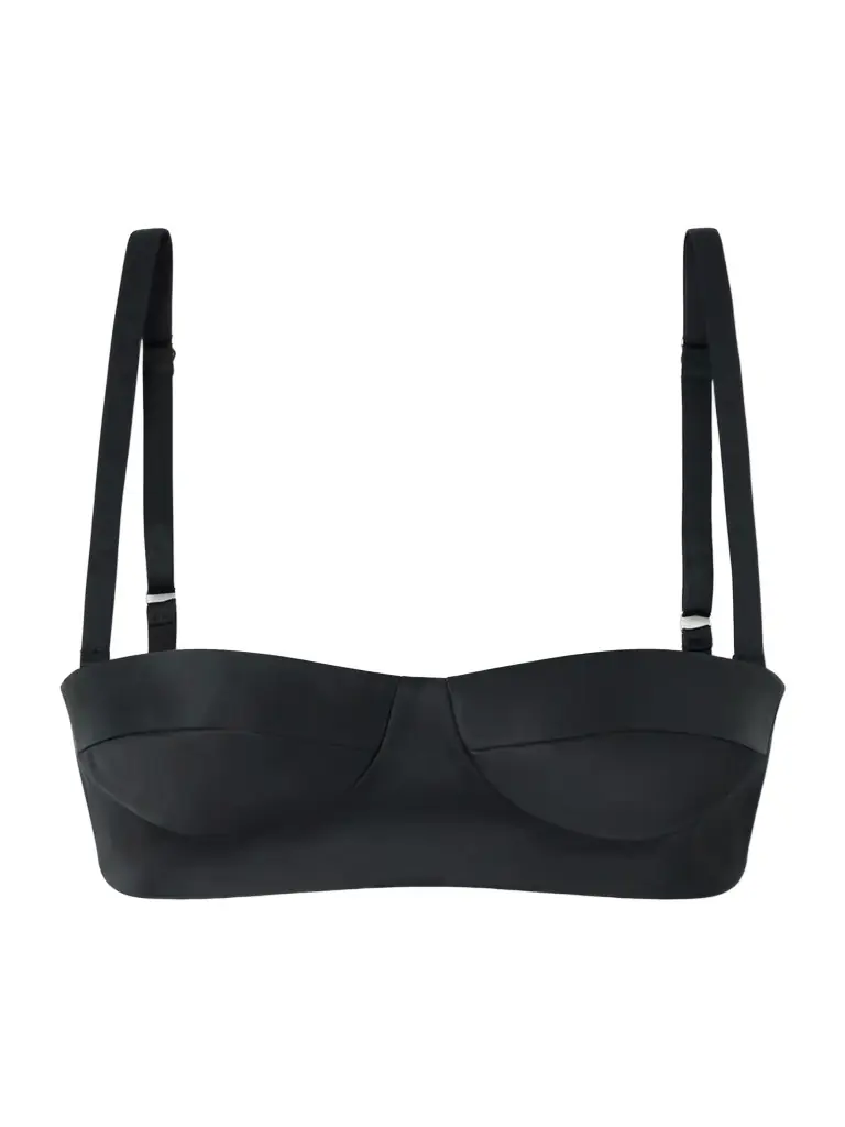 Khaite Selah Cotton-blend Satin Bralette | Image 1 Khaite Selah Cotton-blend Satin Bralette | Image 1