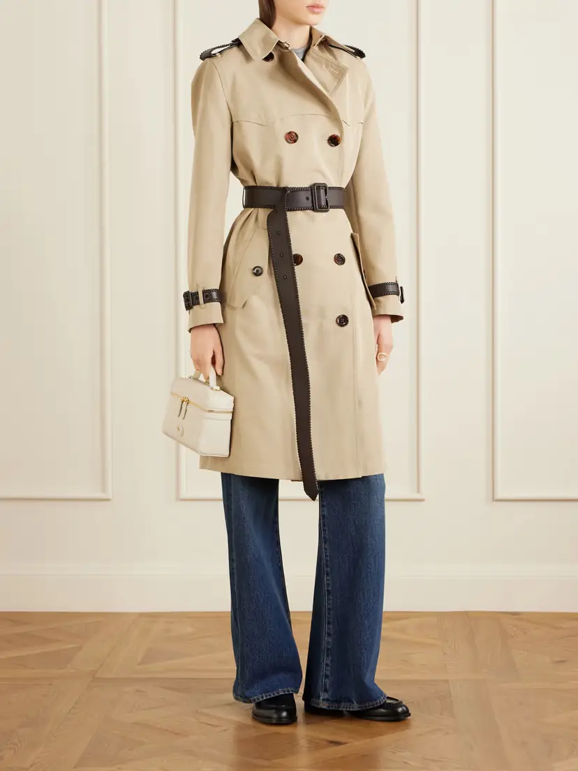 Burberry Foxfield Silk And Cotton-blend Trench Coat | Thumbnail 2 Burberry Foxfield Silk And Cotton-blend Trench Coat | Thumbnail 2