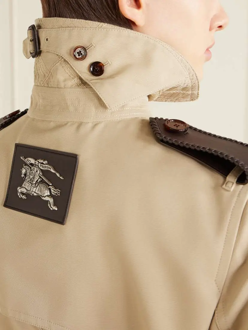 Burberry Foxfield Silk And Cotton-blend Trench Coat | Thumbnail 5 Burberry Foxfield Silk And Cotton-blend Trench Coat | Thumbnail 5