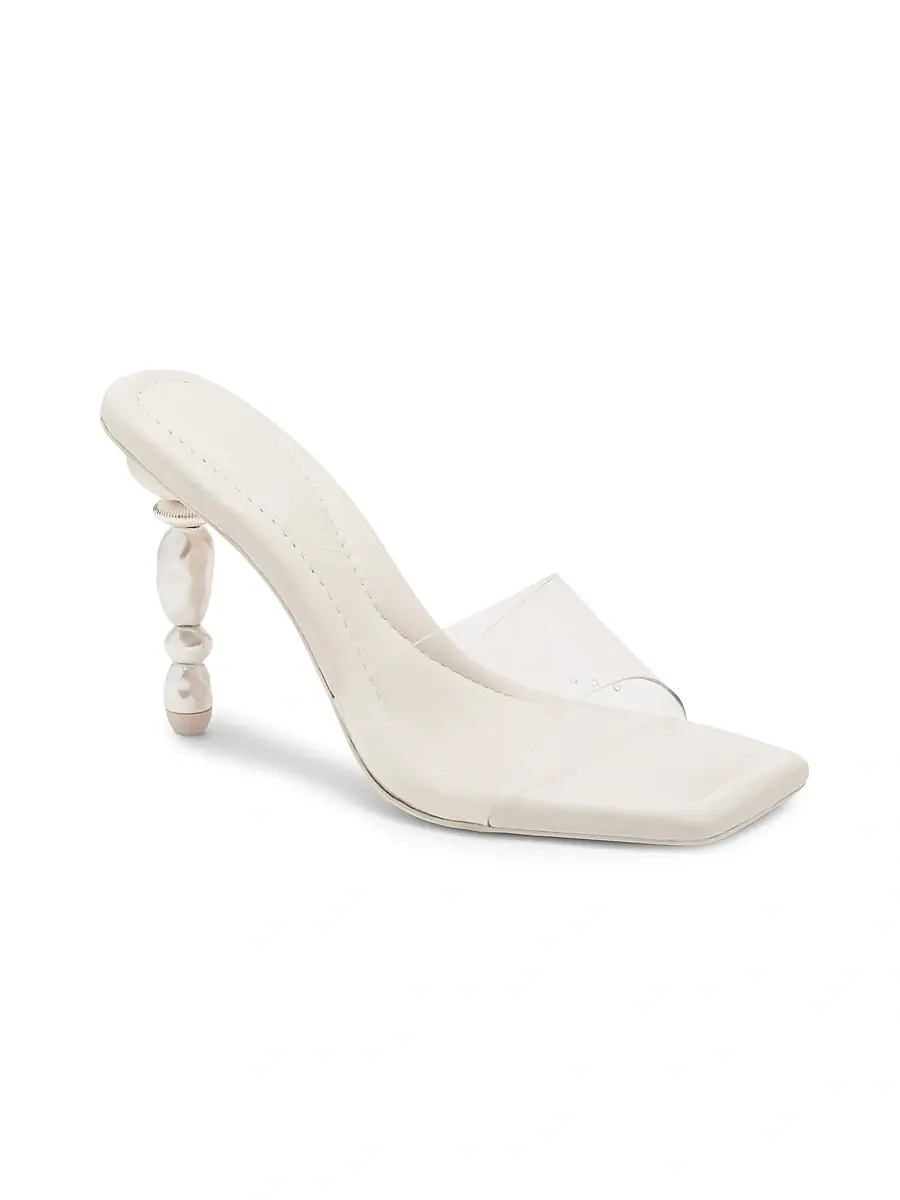 Cult Gaia Women's Mahina 100MM Beaded-Heel Sandals | Thumbnail 2 Cult Gaia Women's Mahina 100MM Beaded-Heel Sandals | Thumbnail 2