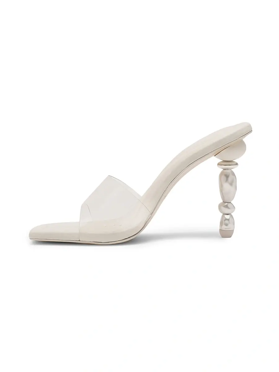 Cult Gaia Women's Mahina 100MM Beaded-Heel Sandals | Thumbnail 4 Cult Gaia Women's Mahina 100MM Beaded-Heel Sandals | Thumbnail 4