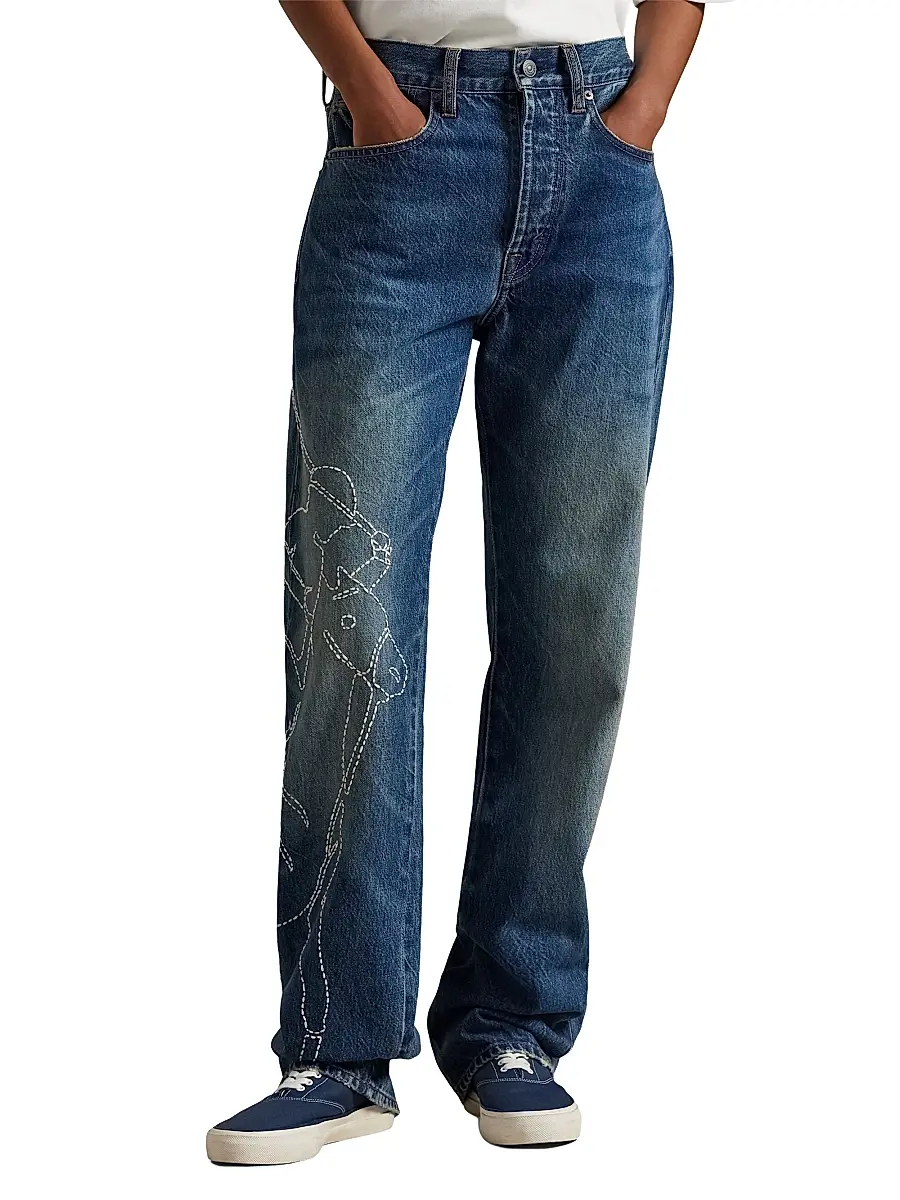 Polo Ralph Lauren Women's Relaxed Straight Jeans | Thumbnail 2 Polo Ralph Lauren Women's Relaxed Straight Jeans | Thumbnail 2