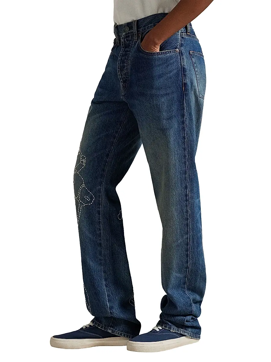 Polo Ralph Lauren Women's Relaxed Straight Jeans | Thumbnail 3 Polo Ralph Lauren Women's Relaxed Straight Jeans | Thumbnail 3