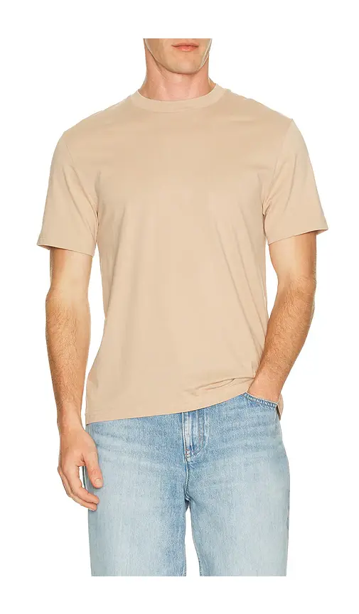 Frame Short Sleeve Light Cotton Tee | Thumbnail 5