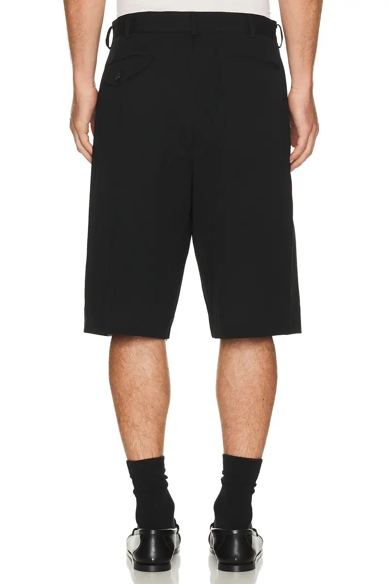 COMME des GARCONS BLACK Wool Tailored Shorts | Thumbnail 2