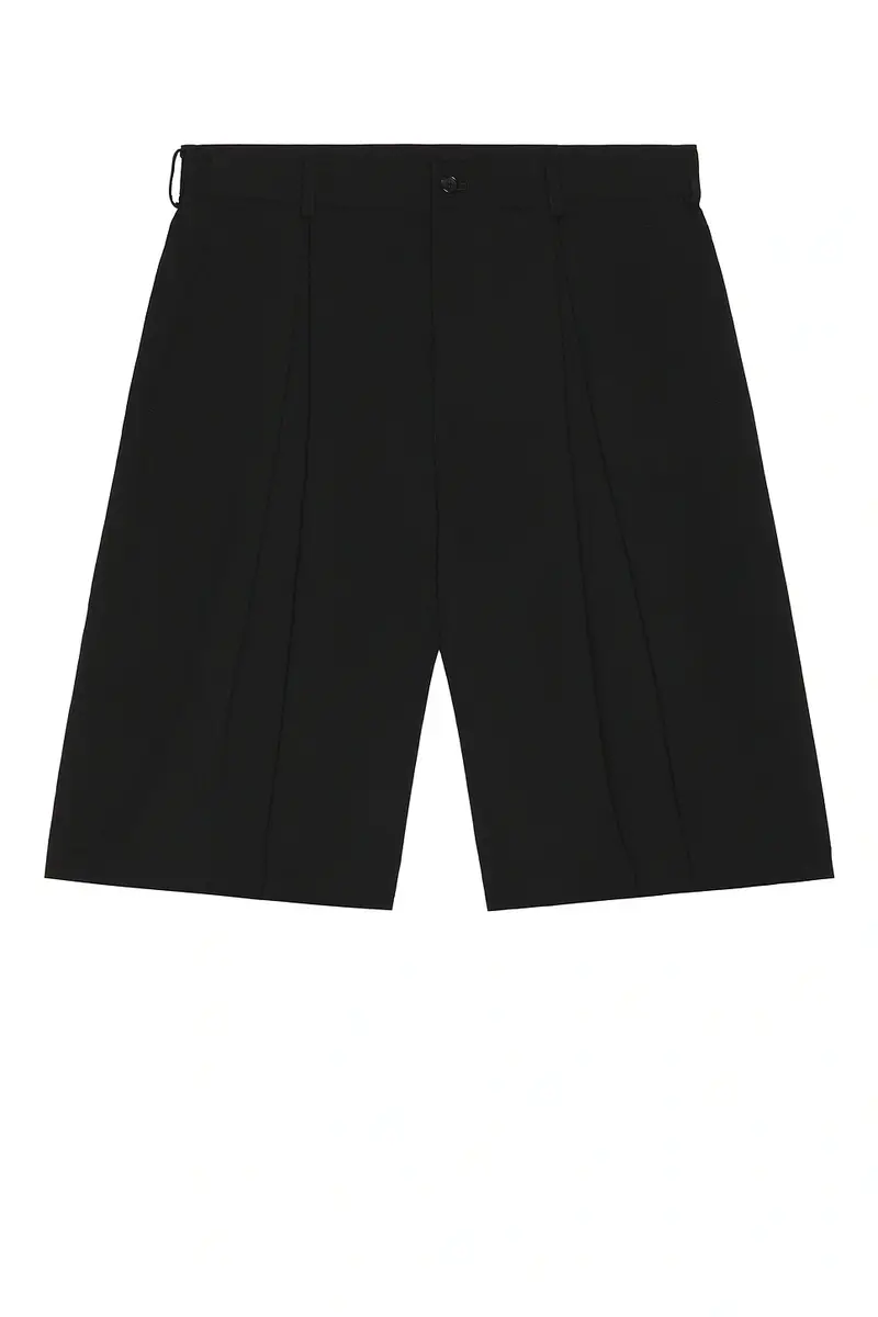 COMME des GARCONS BLACK Wool Tailored Shorts | Thumbnail 4