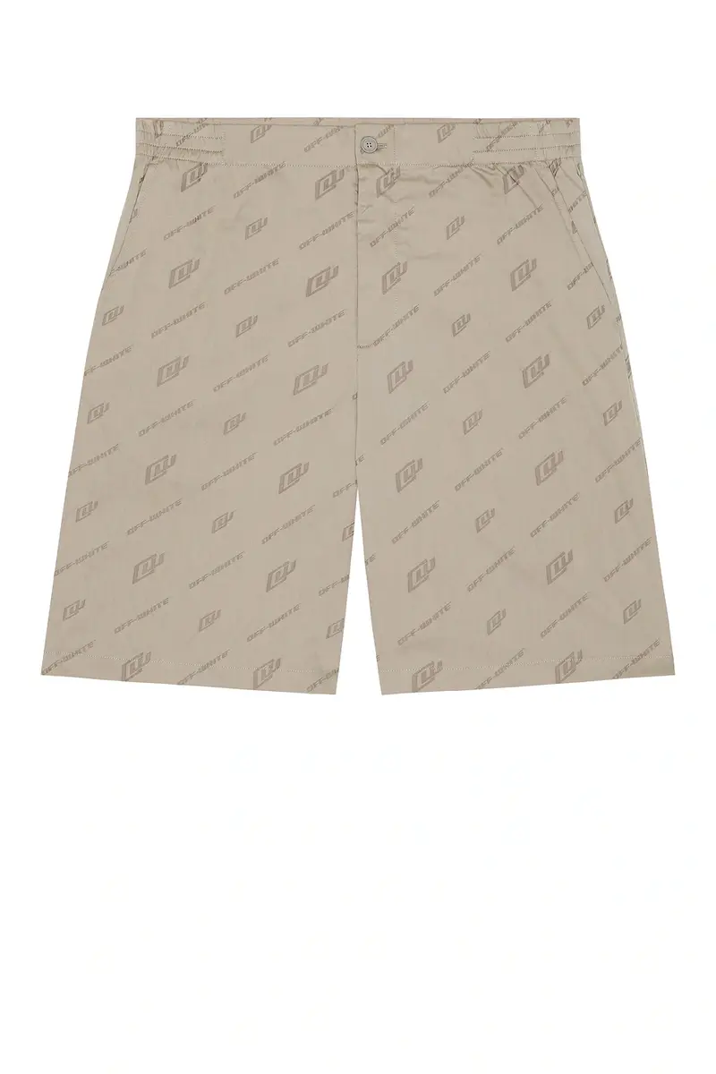 Off-White Jacquard Bowl Shorts | Thumbnail 4 Off-White Jacquard Bowl Shorts | Thumbnail 4