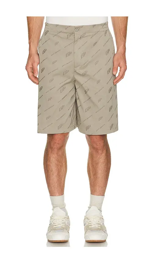 Off-White Jacquard Bowl Shorts | Thumbnail 6 Off-White Jacquard Bowl Shorts | Thumbnail 6