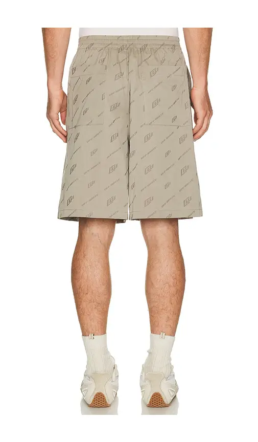 Off-White Jacquard Bowl Shorts | Thumbnail 7 Off-White Jacquard Bowl Shorts | Thumbnail 7