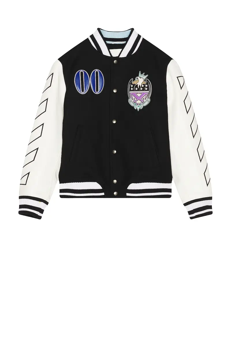 Off-White Royal Jewels Wool Varsity Jacket | Thumbnail 5