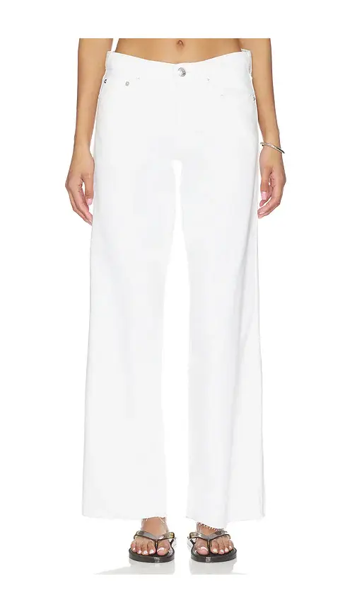 rag & bone Featherweight Cam Low-Rise Full Straight Jeans
