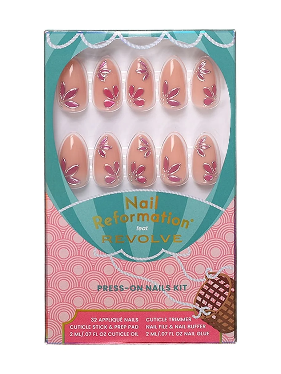 Nail Reformation x REVOLVE Berry Blossom Press On Nails