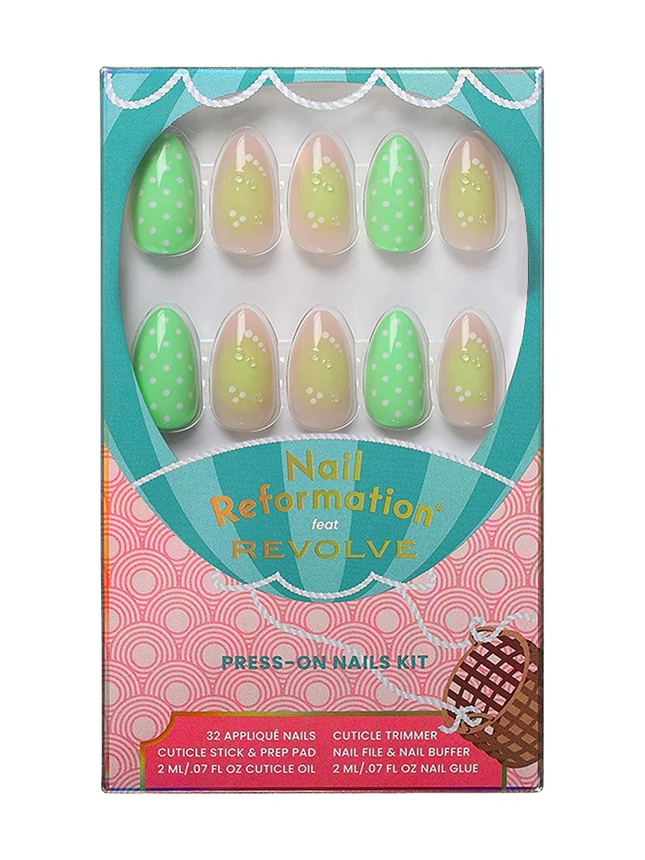 Nail Reformation x REVOLVE Lime Blossom Press On Nails