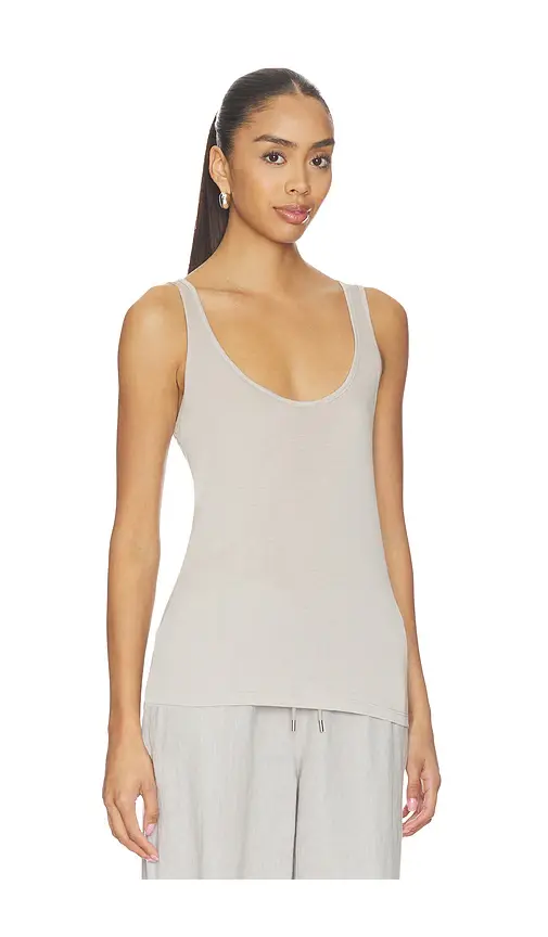 L'Agence Celia Scoop Neck Tank | Thumbnail 2