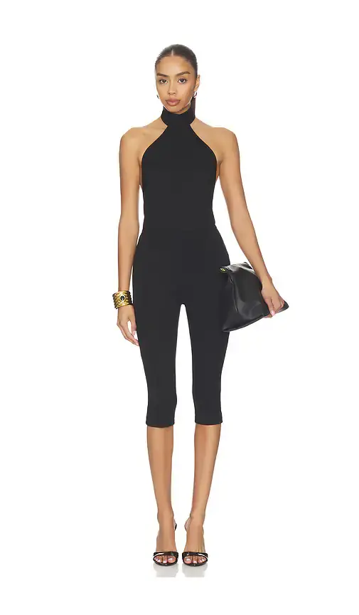 superdown Avi Open Back Capri Jumpsuit | Image 1 superdown Avi Open Back Capri Jumpsuit | Image 1